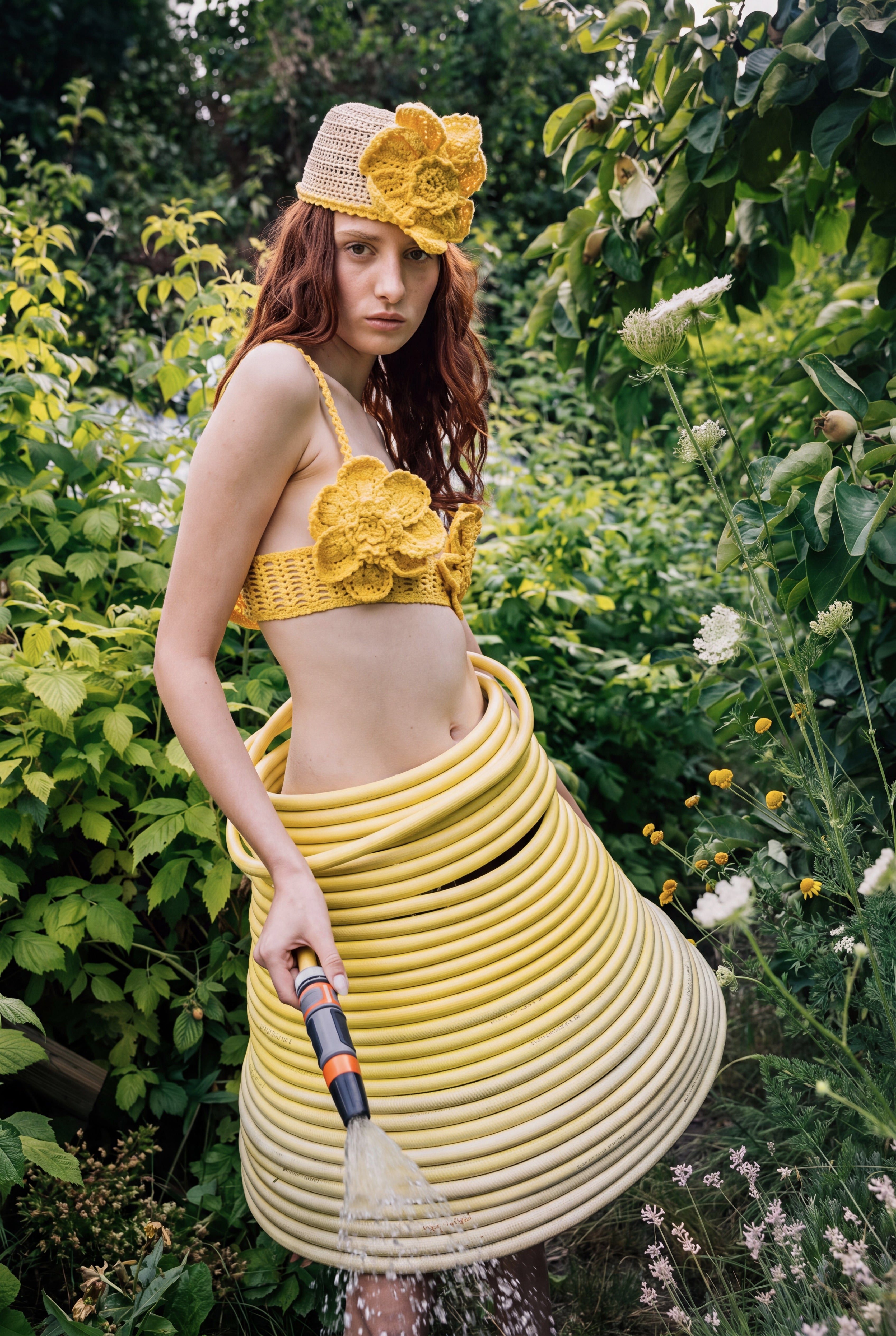 The Garden Hose. ESCAPIST GARDEN SS27, MARIE-LOUISE MÜLLER. Photography: Tanja Tremel.