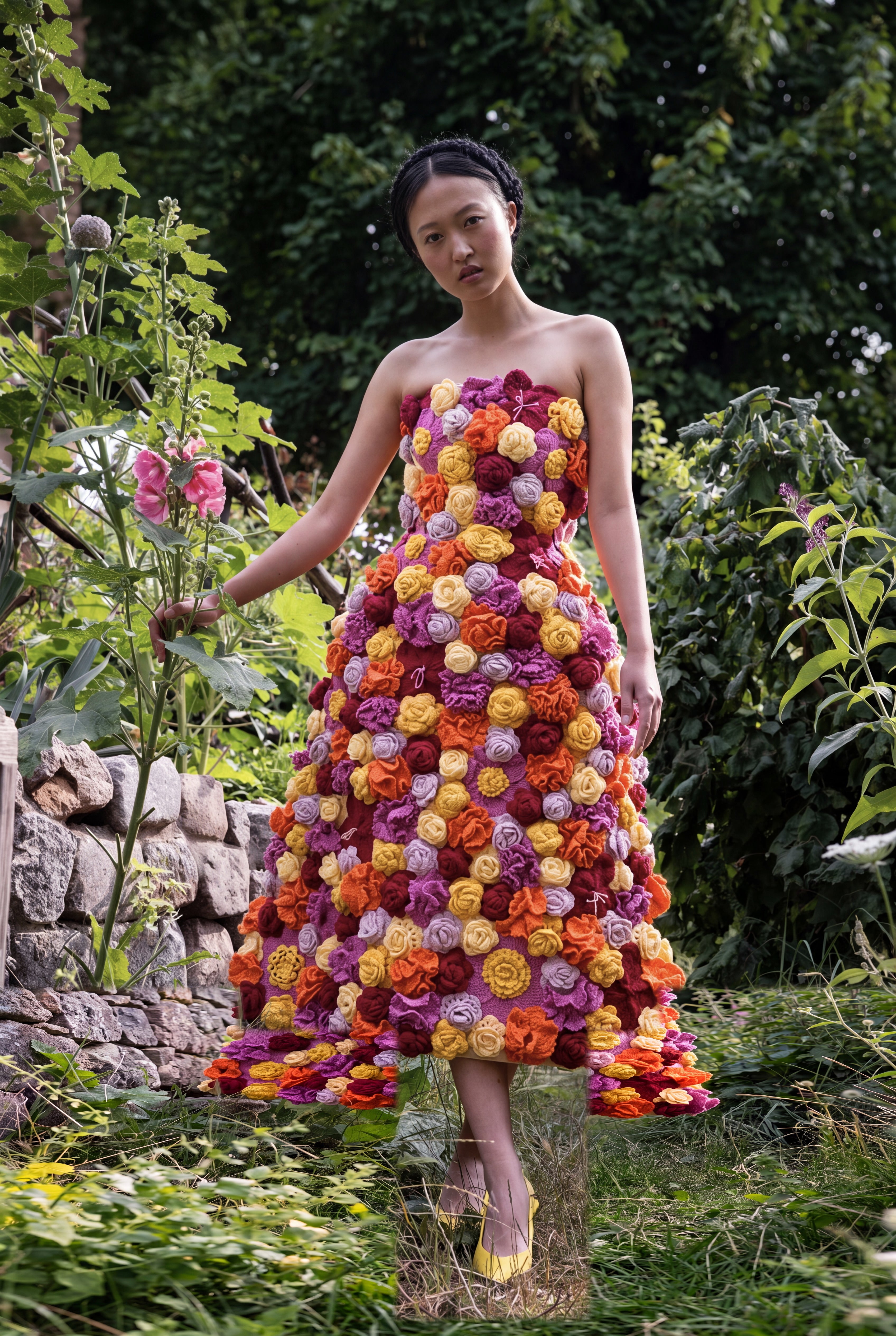 The Flower Bed. ESCAPIST GARDEN SS27, MARIE-LOUISE MÜLLER. Photography: Tanja Tremel.