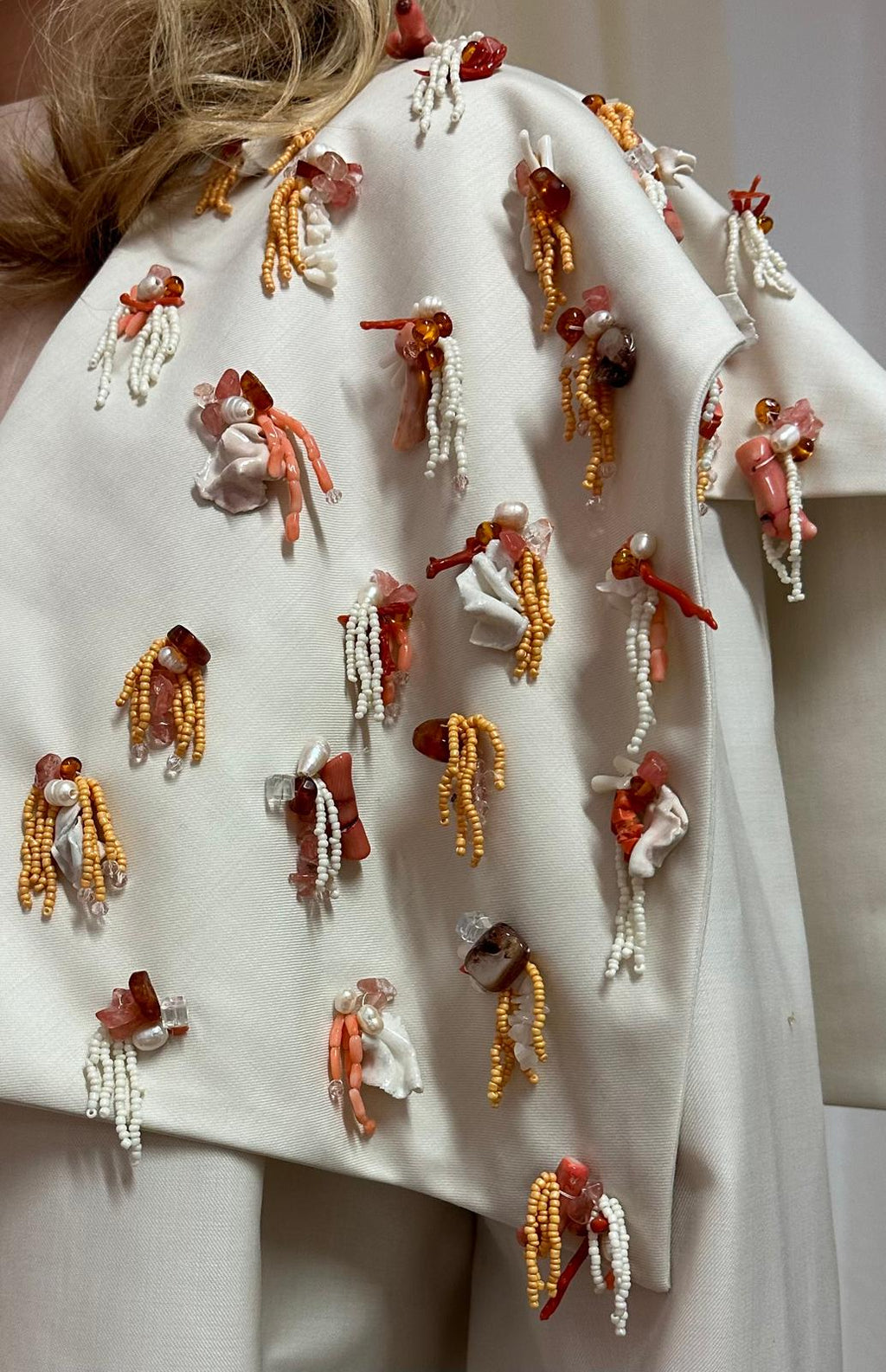 Embroidery Blazer Female Look Slow Fashion Design Berlin Marie-Louise Müller