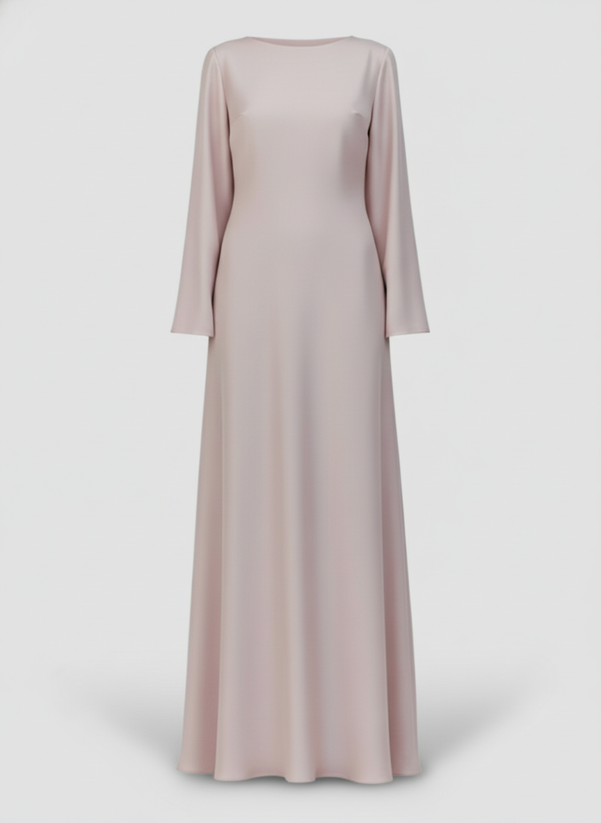 Silk Dress Rosé Gerda