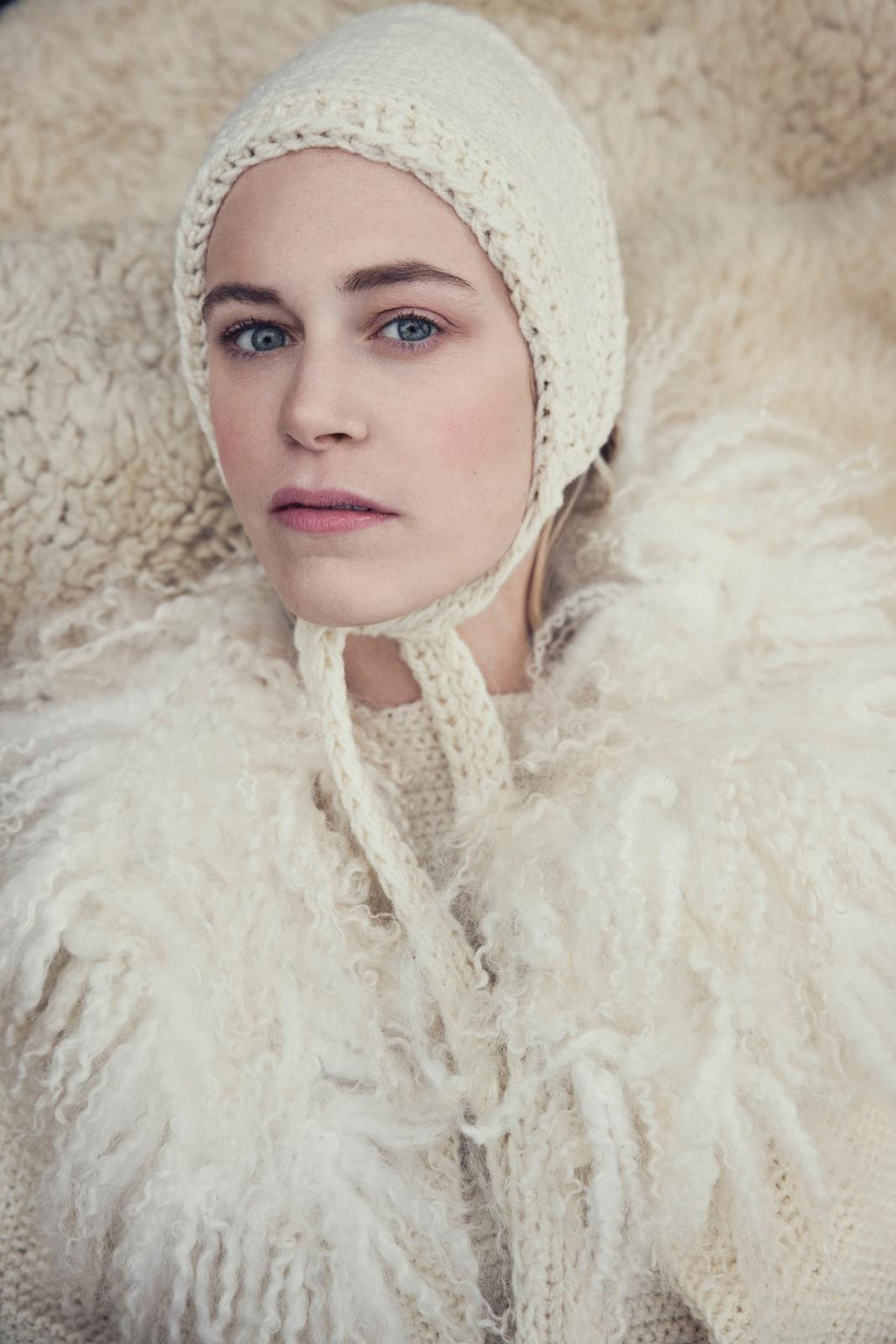 Handmade slow fashion coat headpiece Berlin designer Marie-Louise Müller